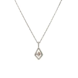 White Gold Diamond Necklace
