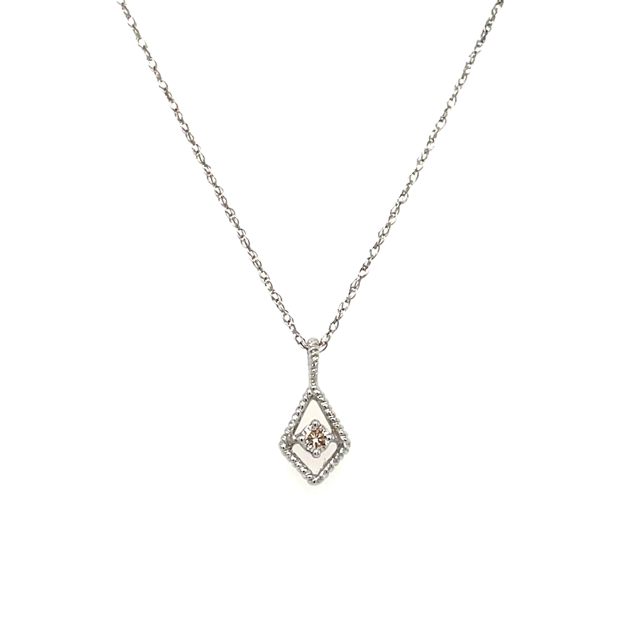 White Gold Diamond Necklace