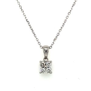 White Gold Diamond Necklace