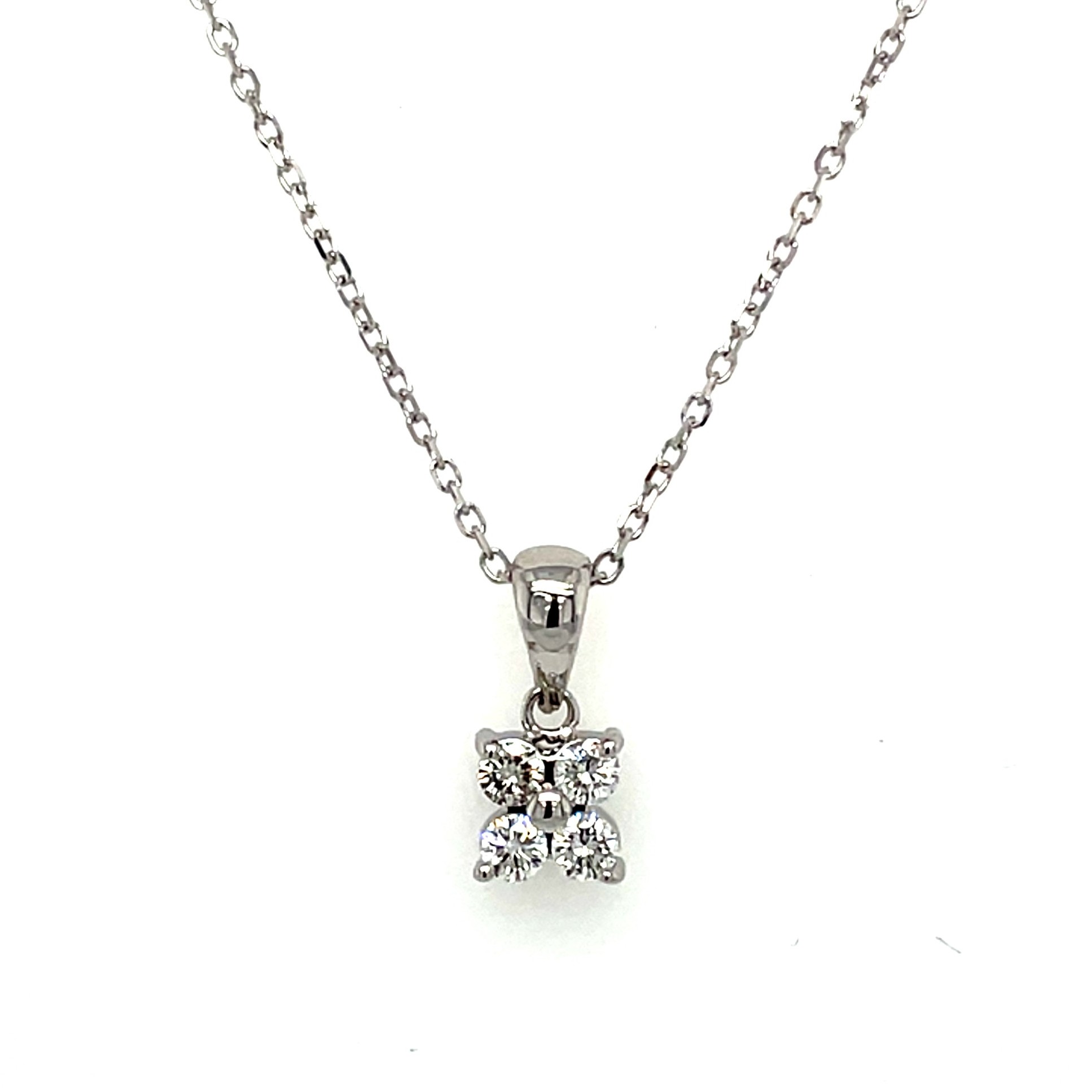 White Gold Diamond Necklace