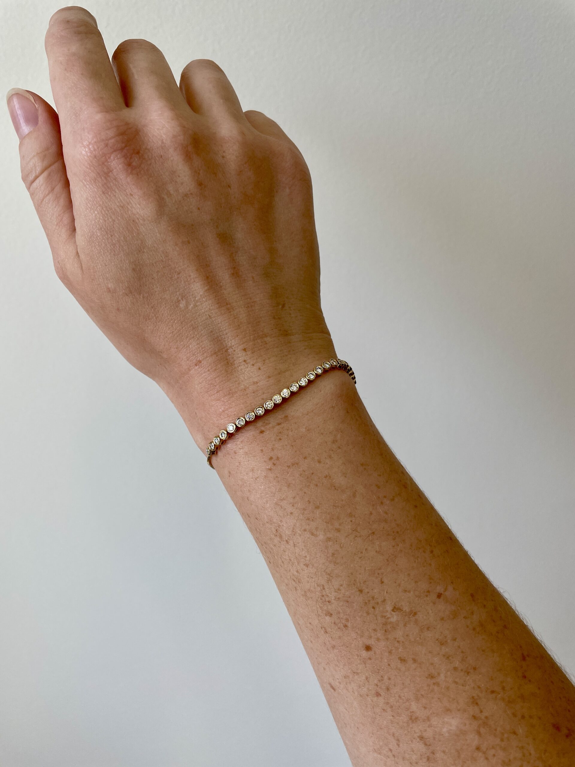 Yellow Gold Diamond Bolo Bracelet