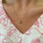 Yellow Gold Bezel-Set Citrine Necklace