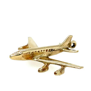Estate: Yellow Gold Airplane Charm