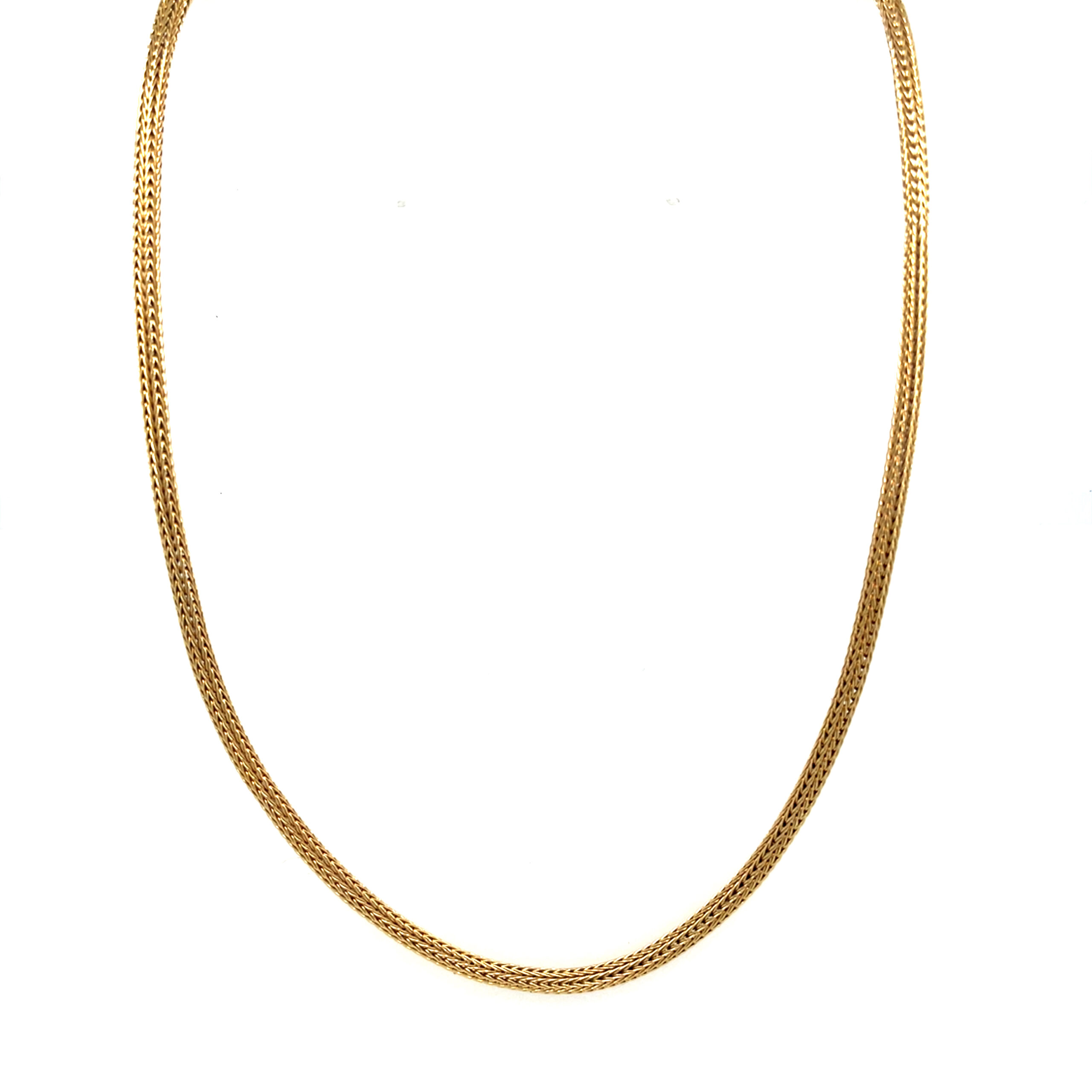 Estate: Yellow Gold Wheat Chain