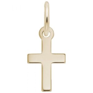 Yellow Gold Cross Necklace