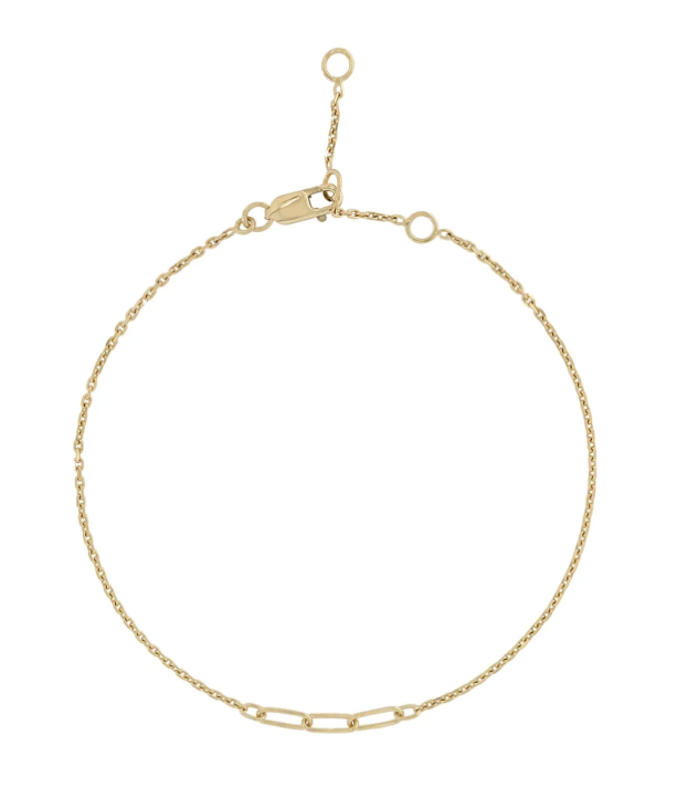 Yellow Gold Eiffel Detail Bracelet