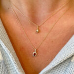 Yellow Gold Diamond Pendant Necklace