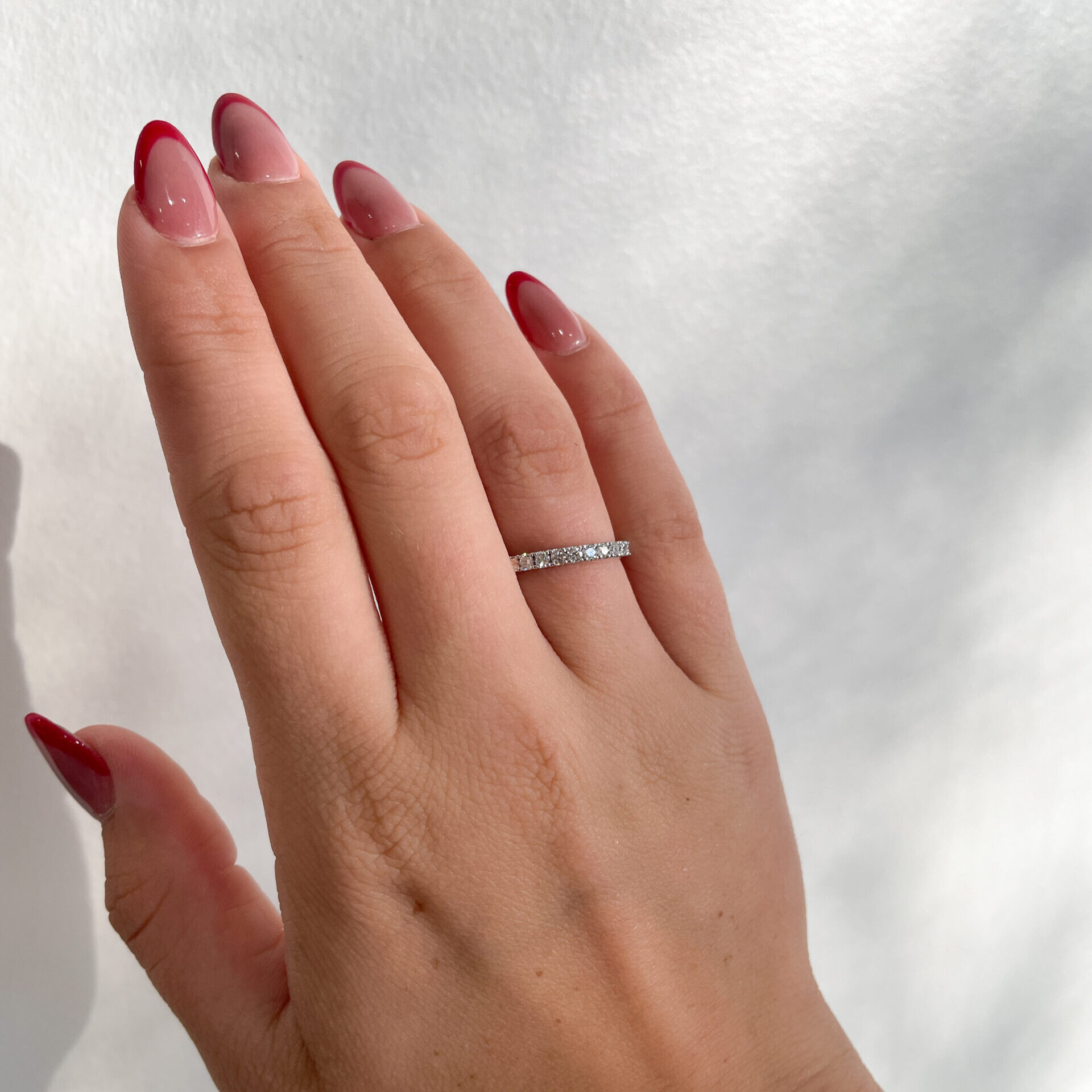 White Gold Diamond Band