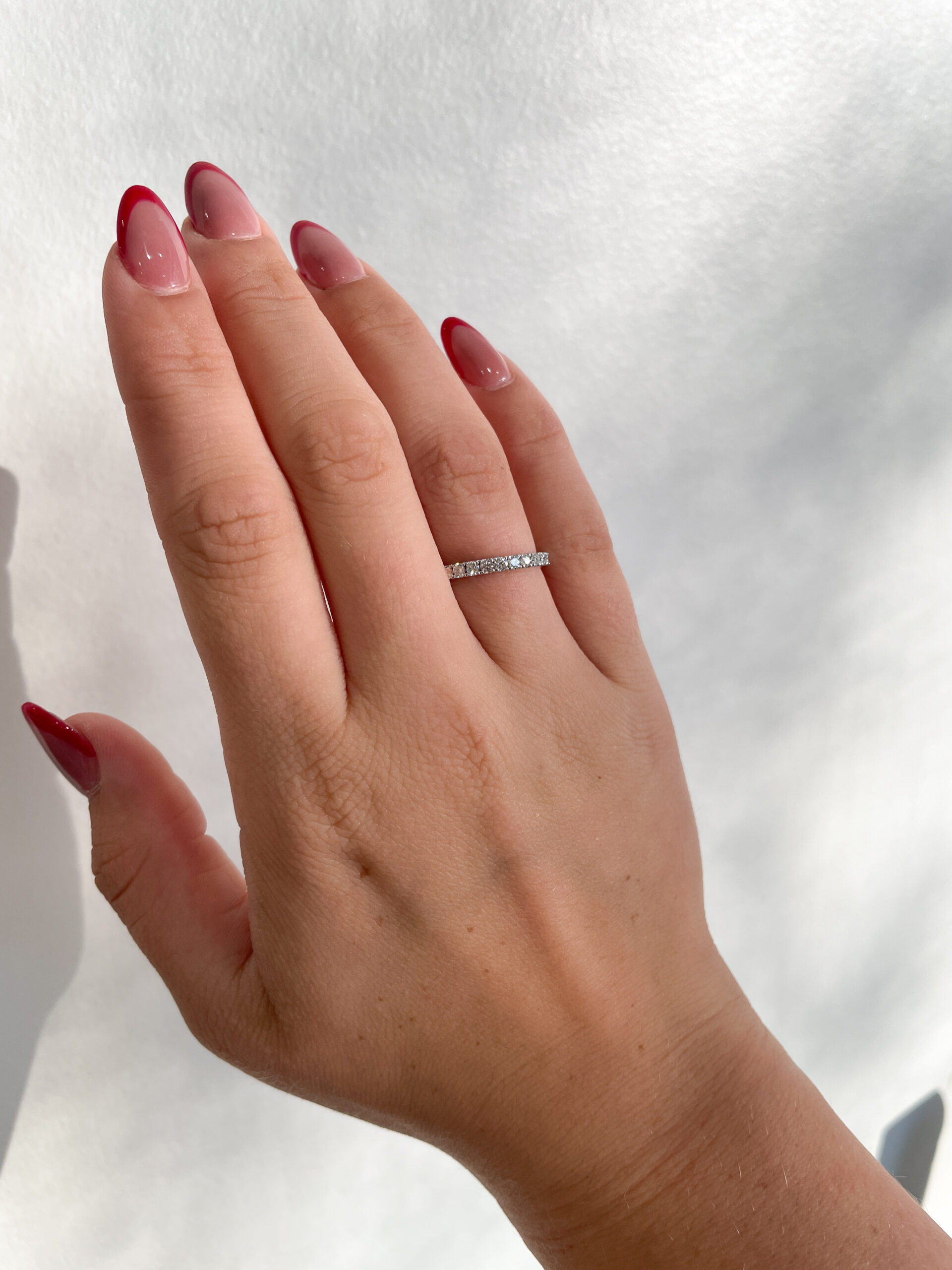 White Gold Diamond Band