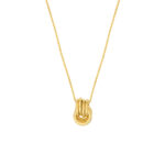 Yellow Gold Love Knot Necklace