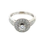 Estate: White Gold Diamond Ring