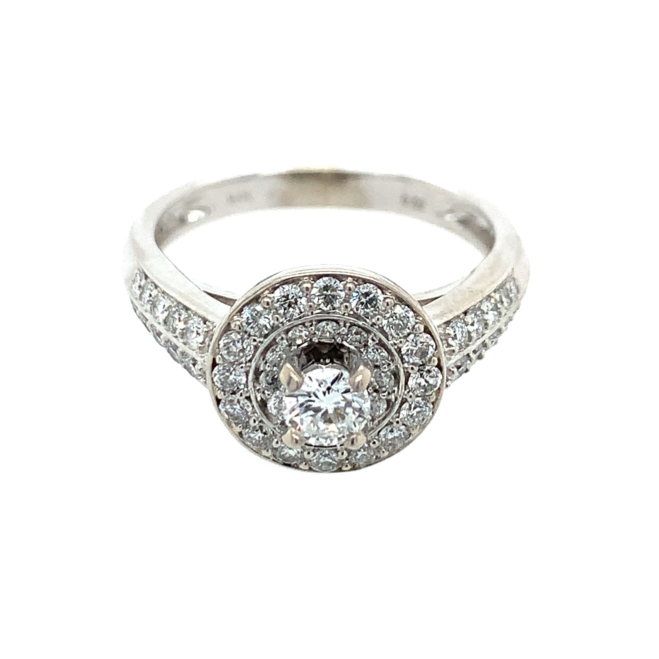 Estate: White Gold Diamond Ring