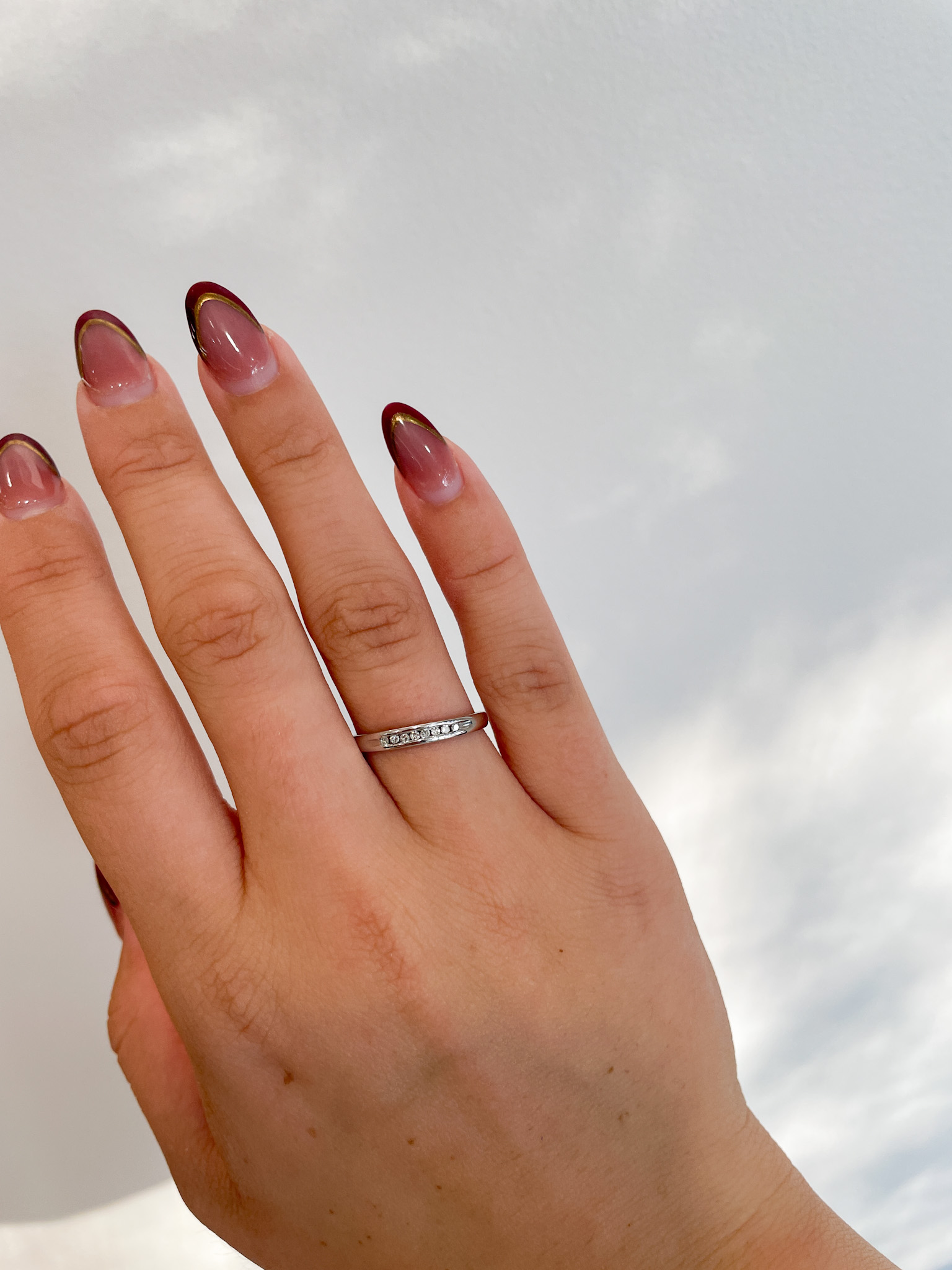 Estate: White Gold Diamond Band