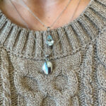 White Gold Aquamarine Pendant Necklace