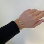 Yellow Gold Diamond Link Tennis Bracelet