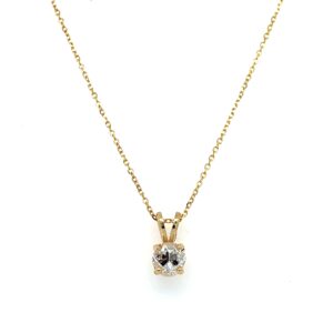 Yellow Gold Diamond Necklace
