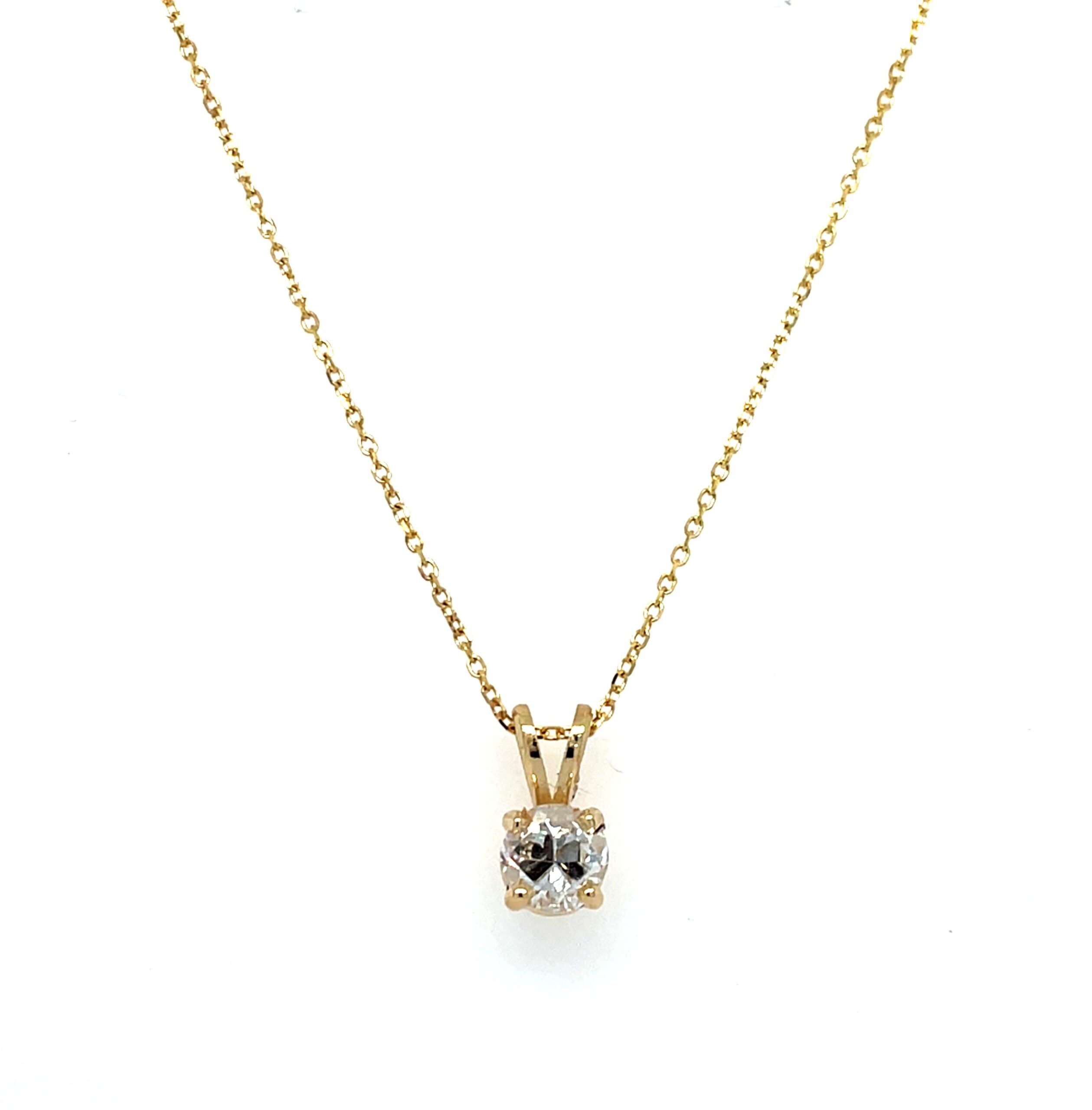 Yellow Gold Diamond Necklace