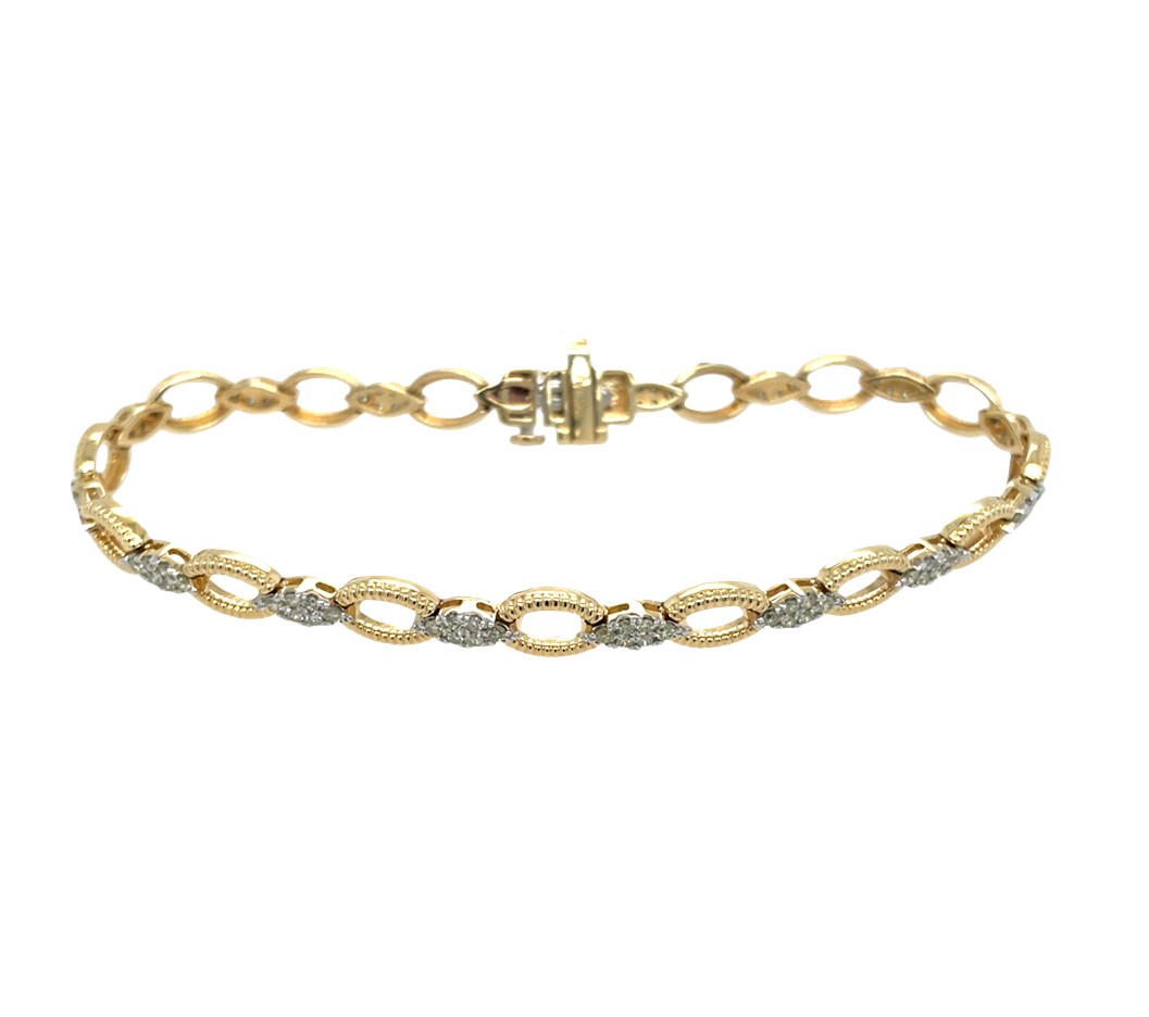 Yellow Gold Diamond Bracelet