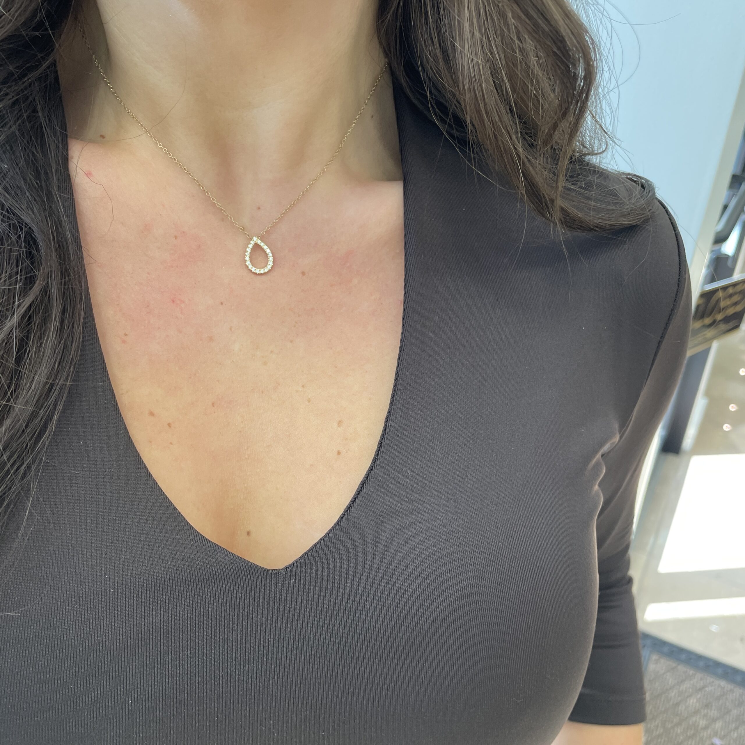 Yellow Gold Diamond Necklace