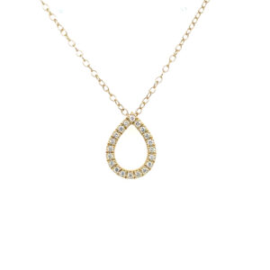 Yellow Gold Diamond Necklace