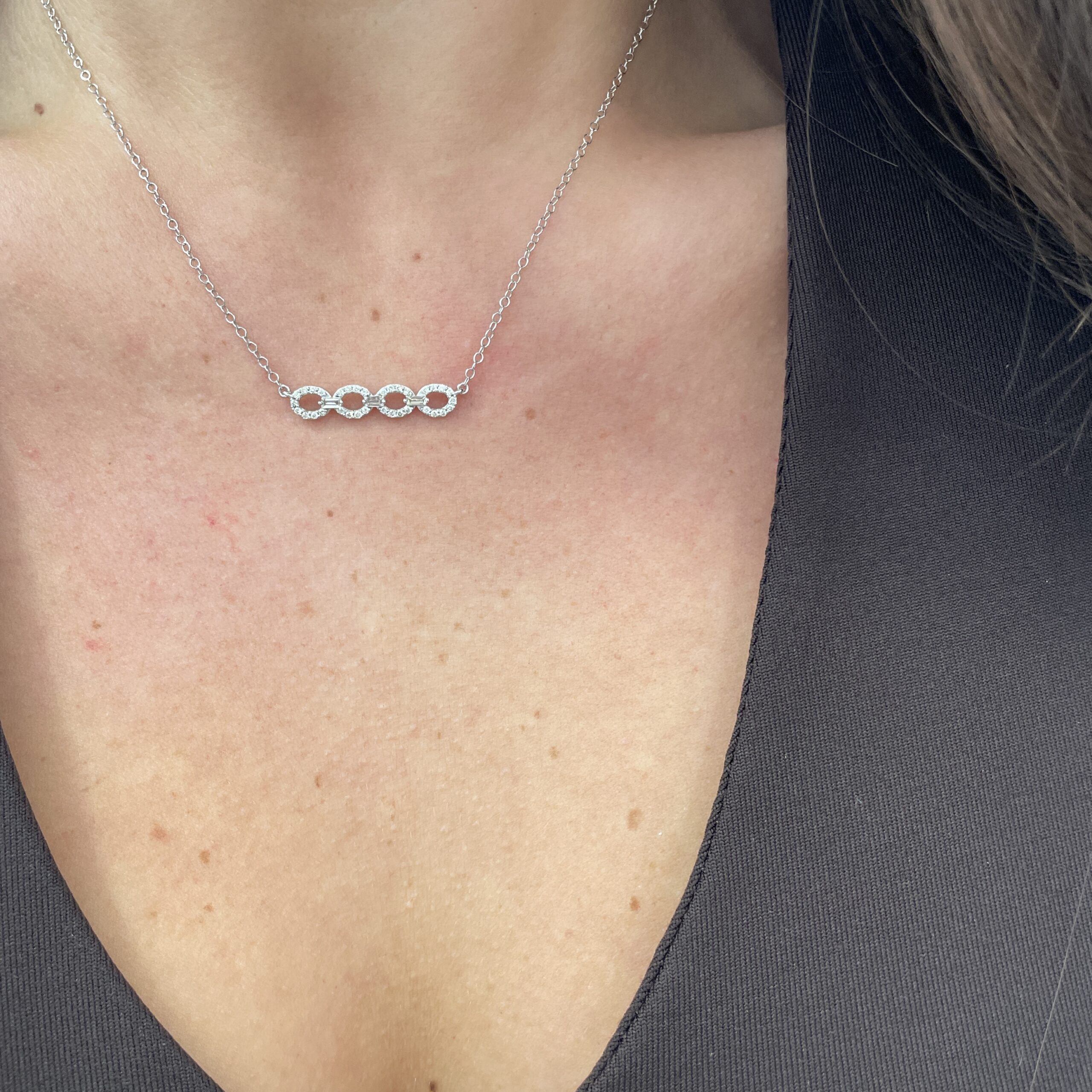 White Gold Diamond Necklace