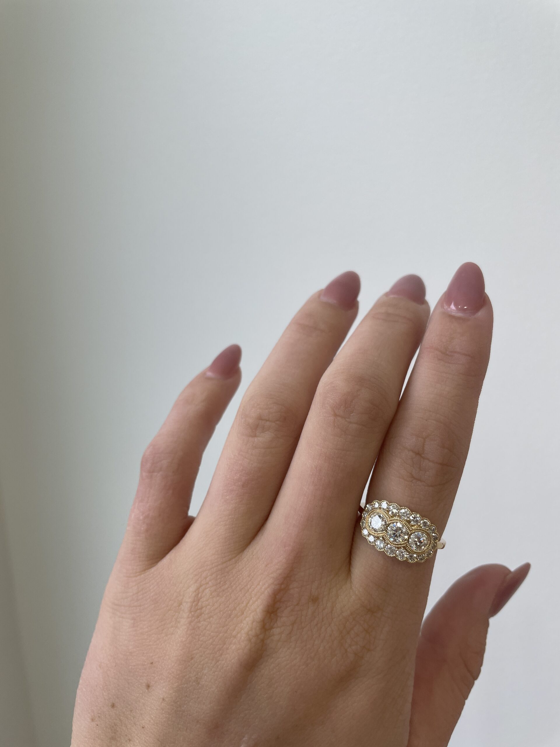 Yellow Gold Diamond Fashion Ring