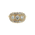 Yellow Gold Diamond Fashion Ring