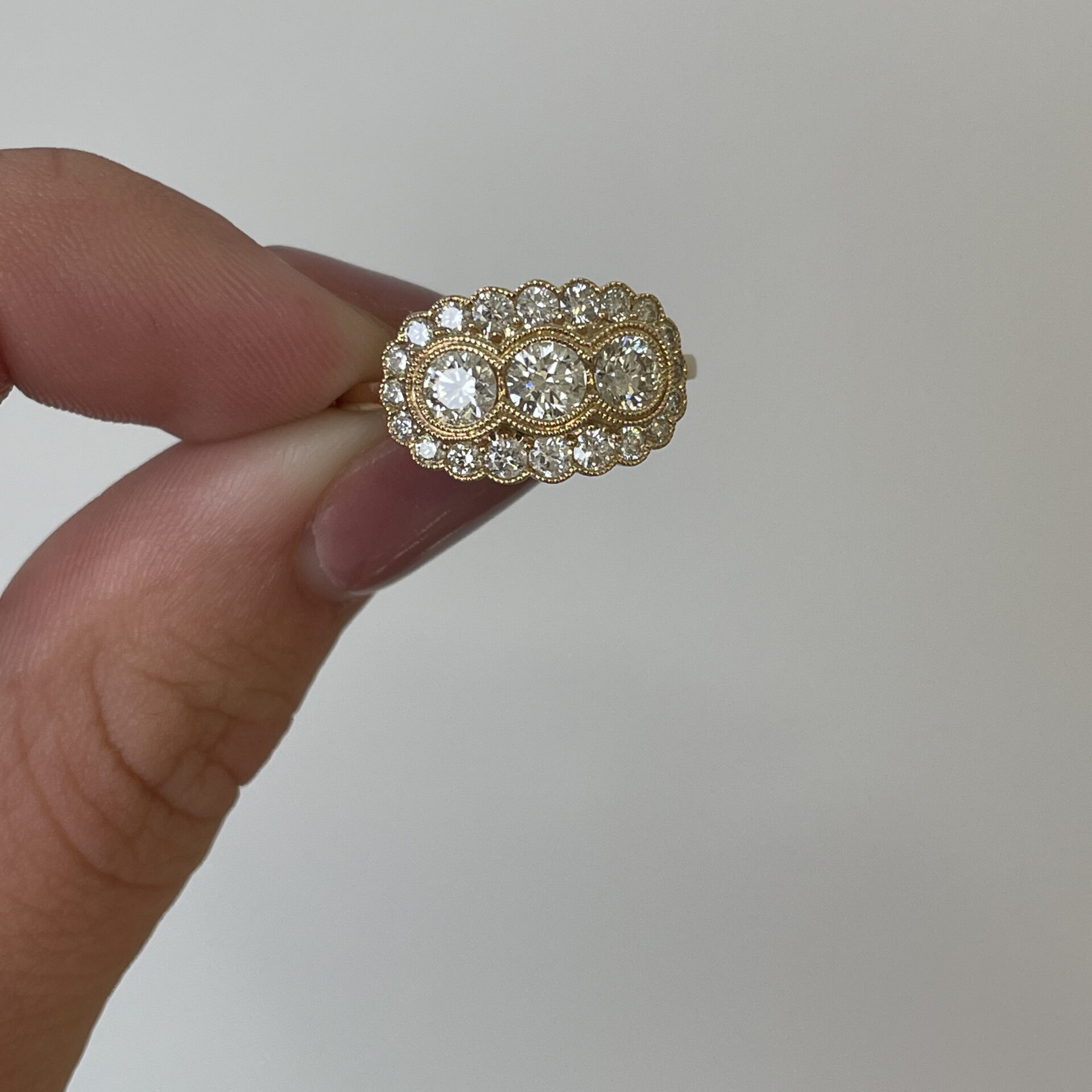 Yellow Gold Diamond Fashion Ring