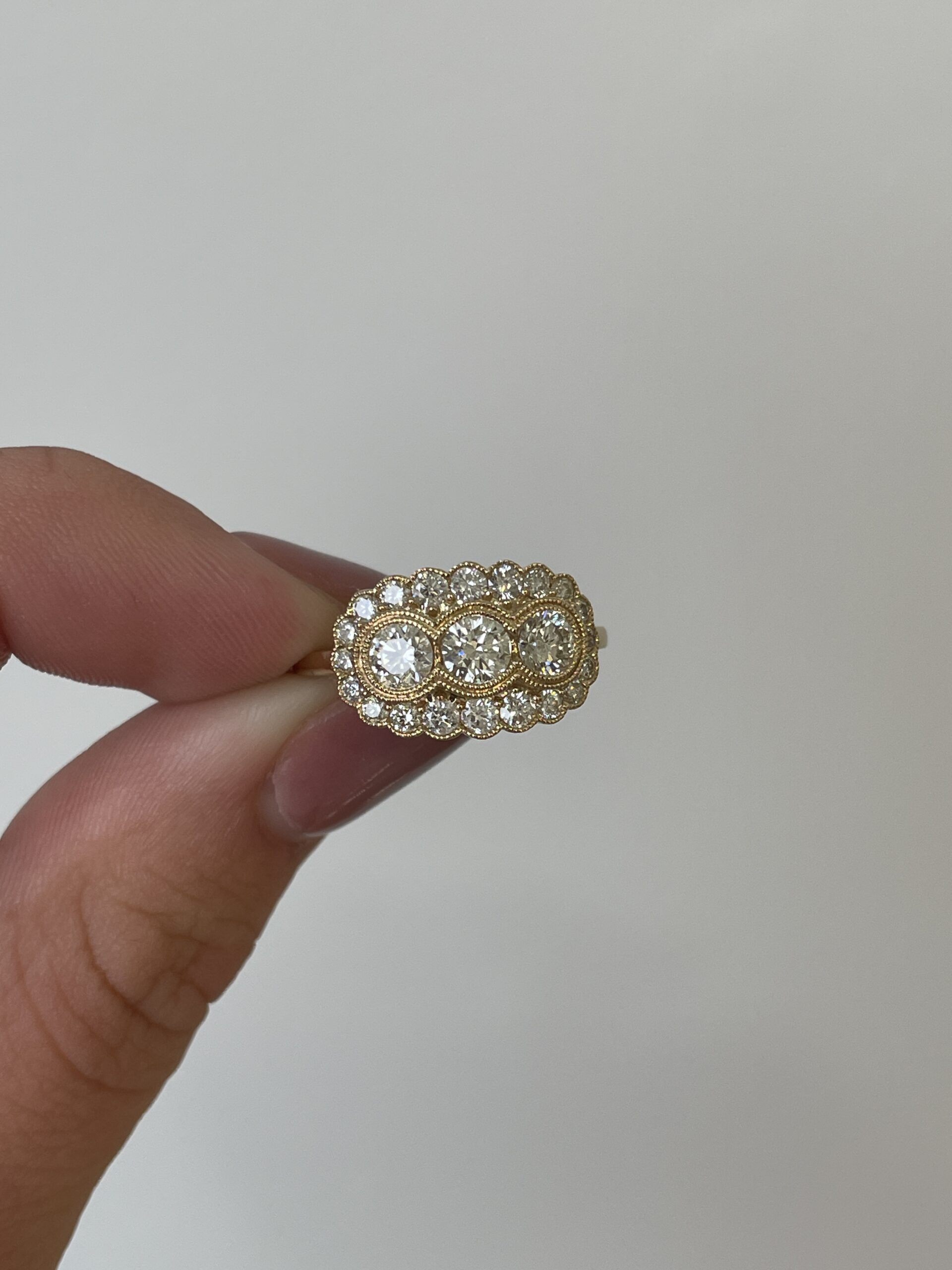 Yellow Gold Diamond Fashion Ring