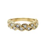 Yellow Gold Diamond Fashion Band