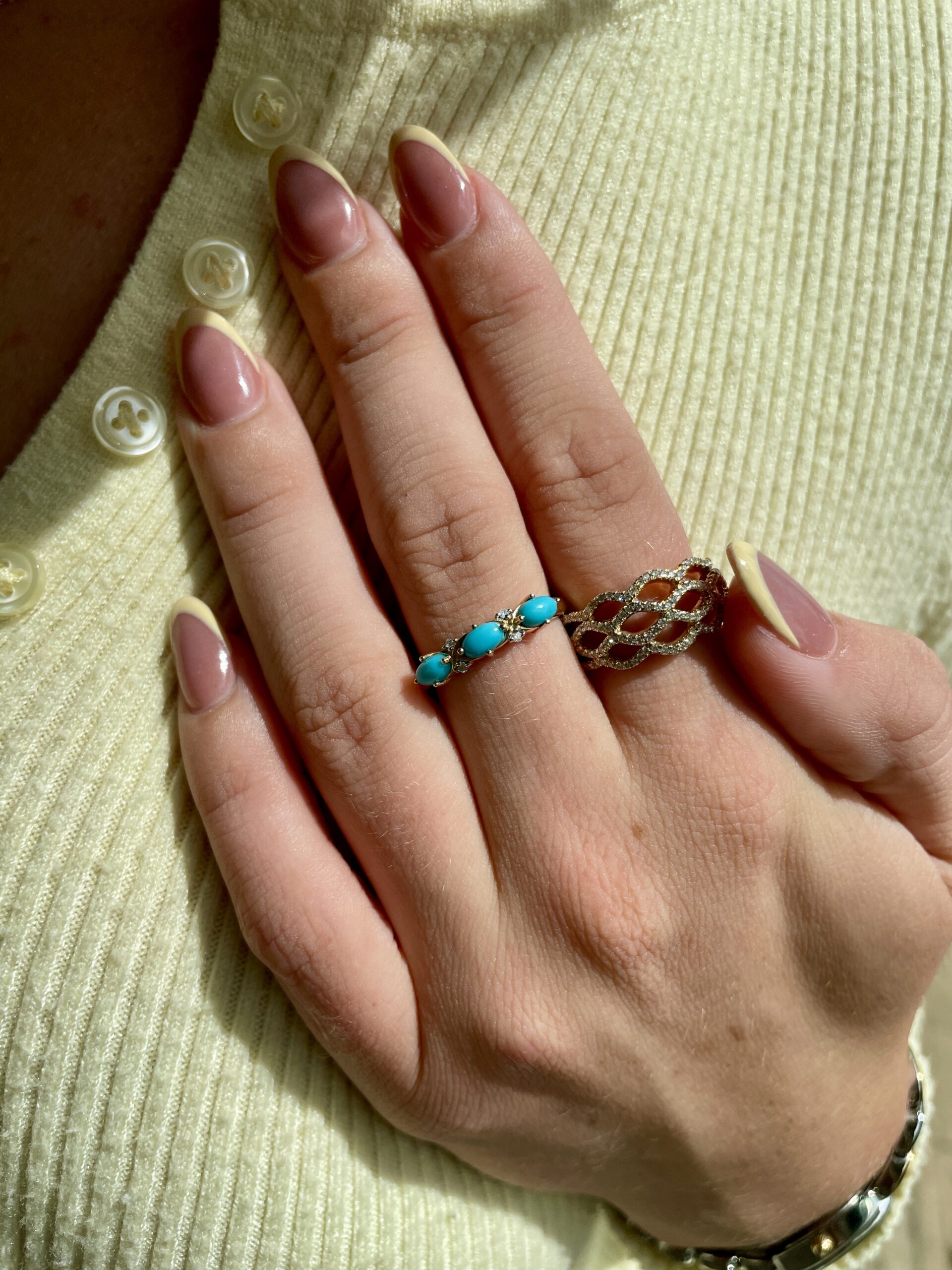 Yellow Gold Diamond Fashion Band