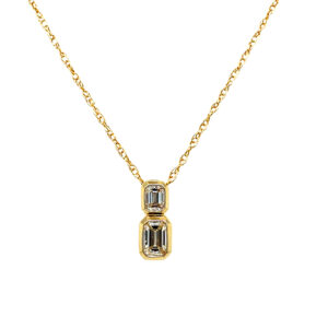 Yellow Gold Diamond Necklace