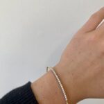 Two-Tone Gold Diamond Bangle Bracelet