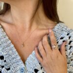 Rose Gold Morganite Necklace with Diamonds