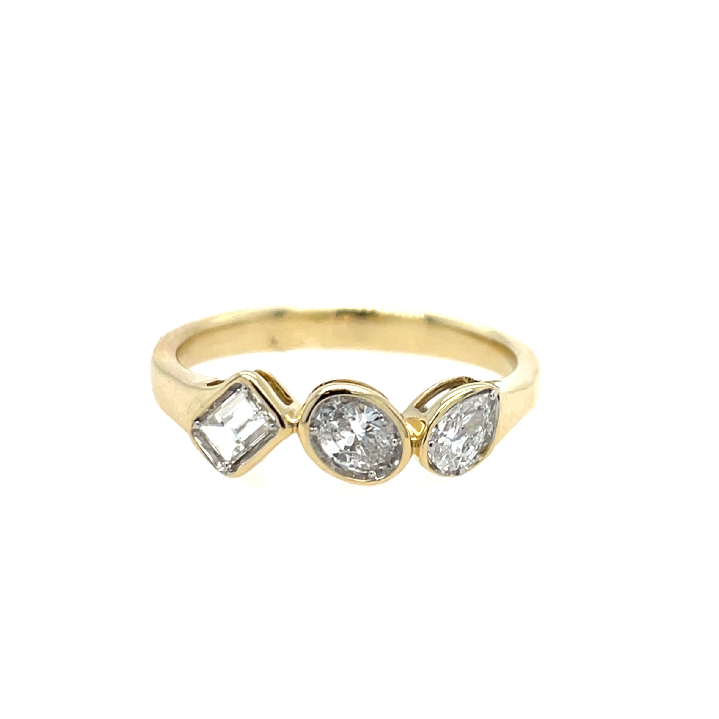 Yellow Gold Diamond Fashion Ring