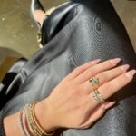 Yellow Gold Emerald, Sapphire, & Diamond Ring