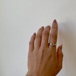 Yellow Gold Aquamarine Ring with Diamonds