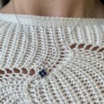 White Gold Quatrefoil Sapphire Necklace