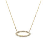Yellow Gold Diamond Necklace