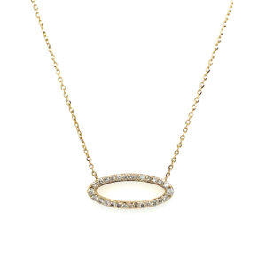 Yellow Gold Diamond Necklace