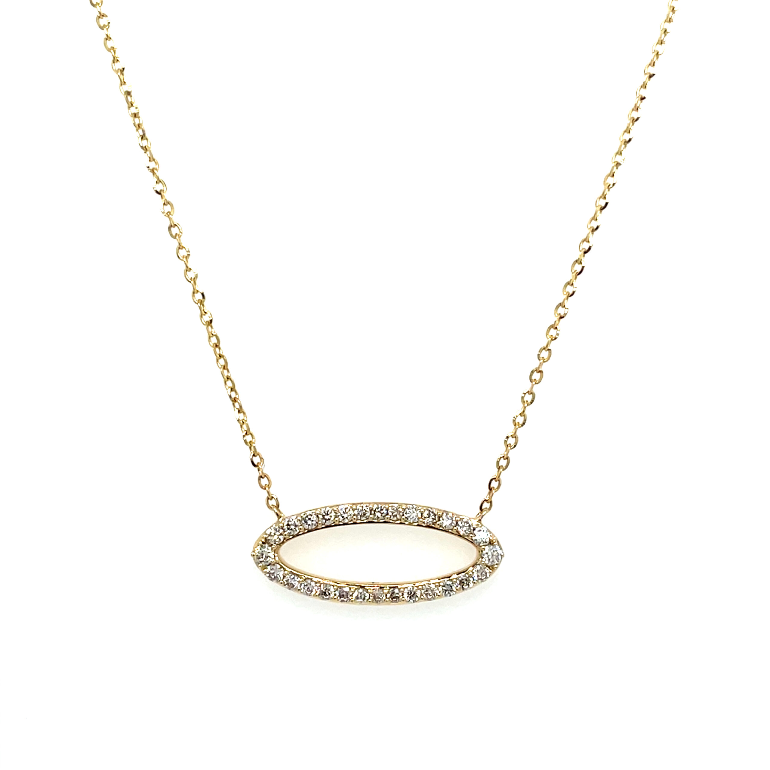 Yellow Gold Diamond Necklace