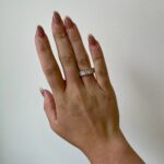 White and Yellow Gold Diamond Fashion Band