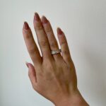 White and Yellow Gold Diamond Fashion Band
