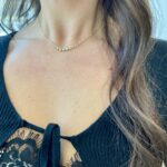 Yellow Gold Graduated Diamond Necklace