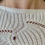 White Gold Garnet Milgrain Necklace with Diamonds