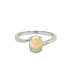 Sterling Silver Opal Ring