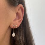 Sterling Silver Opal Earrings