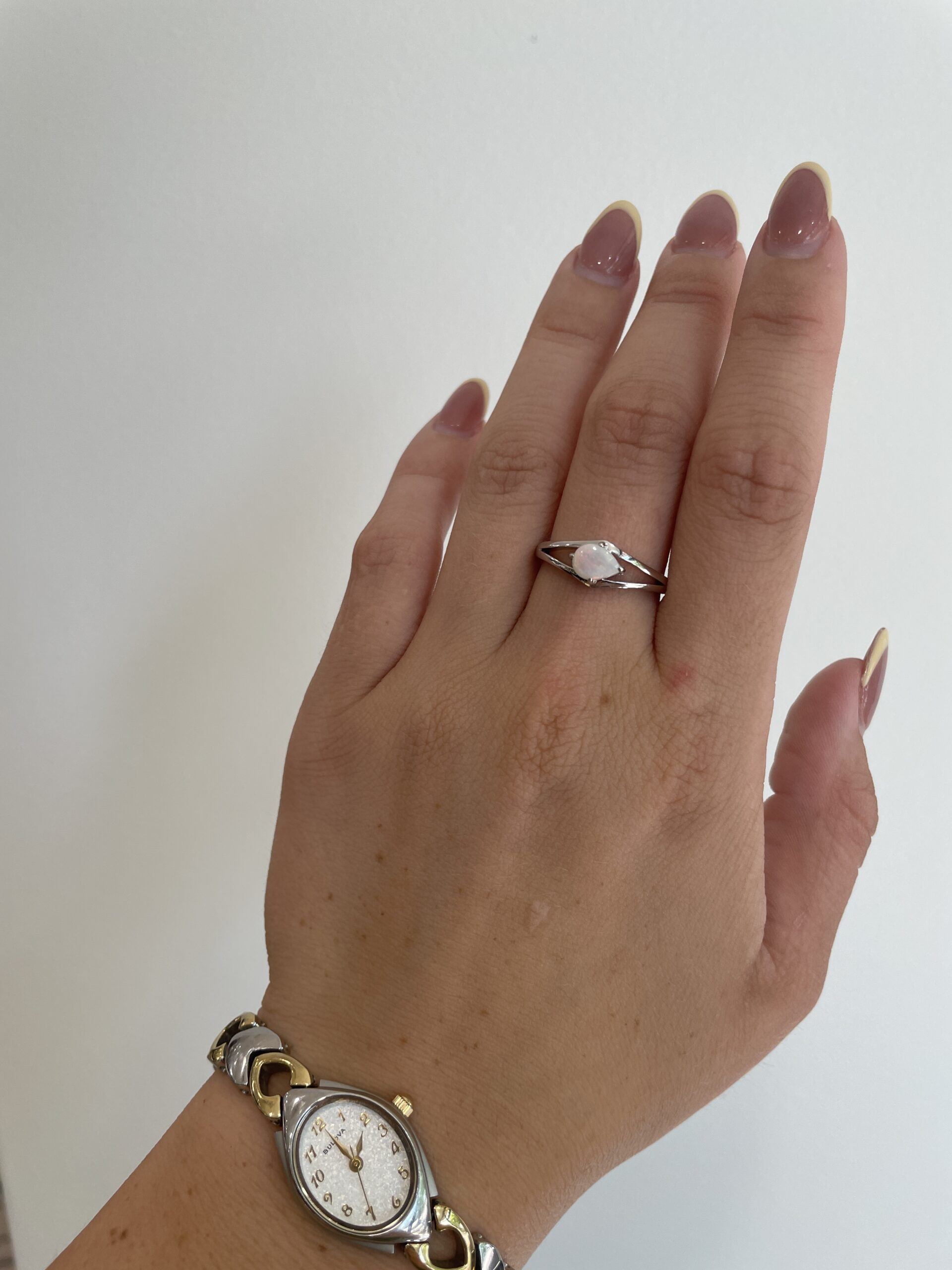 Sterling Silver Opal Ring
