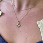 Yellow Gold Necklace with Diamonds