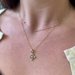Yellow Gold Necklace with Diamonds